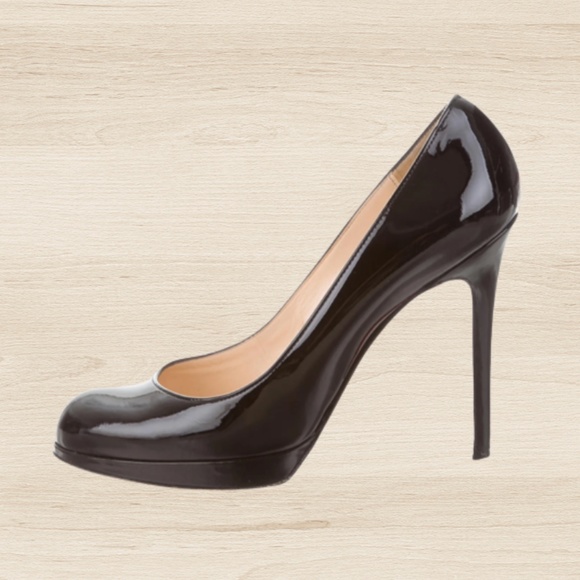 Christian Louboutin Shoes - Louboutin Black Pantent Pumps AUTHENTIC SIZE 7 1/2